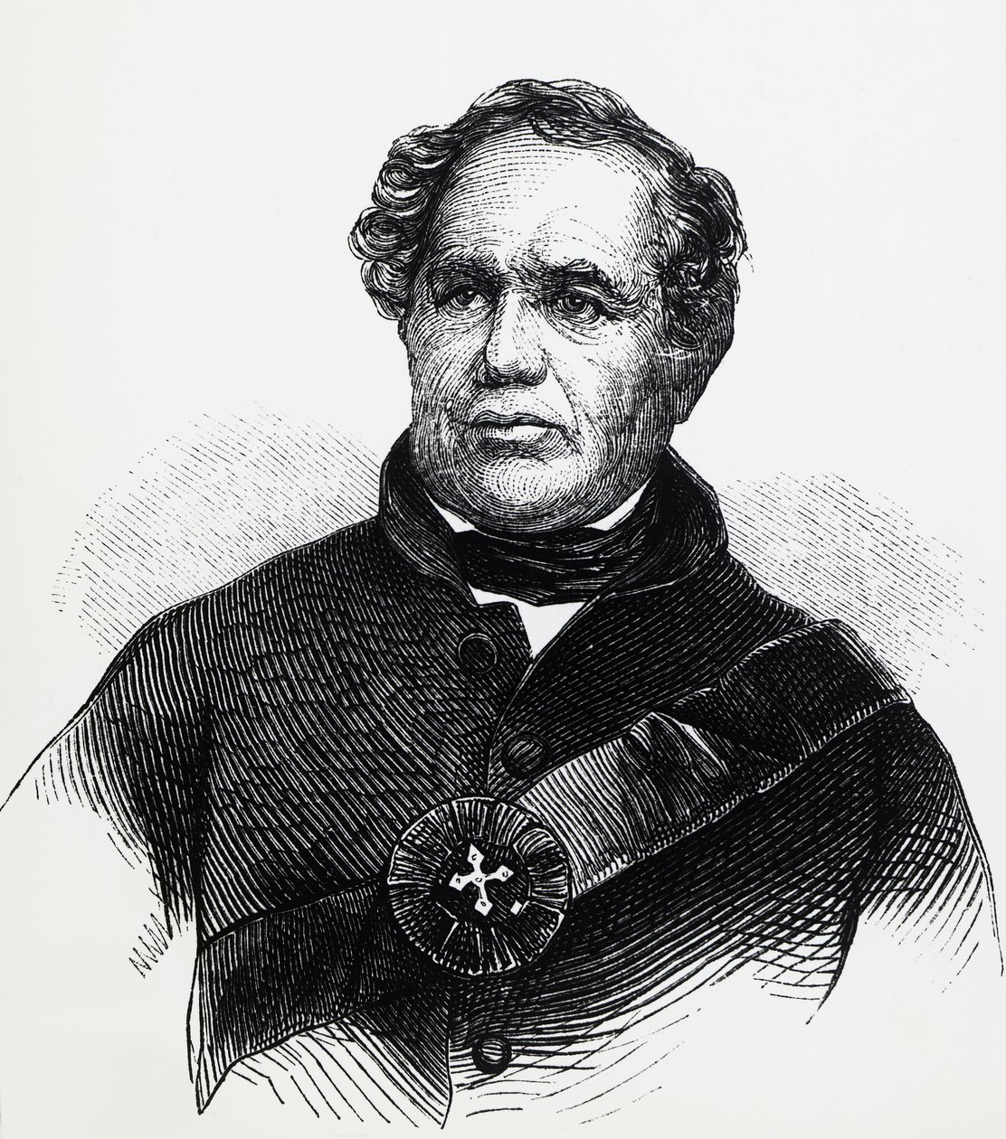 Portret Eleazara Williamsa (1788-1858), anglikańskiego pastora, oszukańczo twierdził, że jest zaginionym delfinem Francji, grawerowany autorstwa Unbekannt Unbekannt