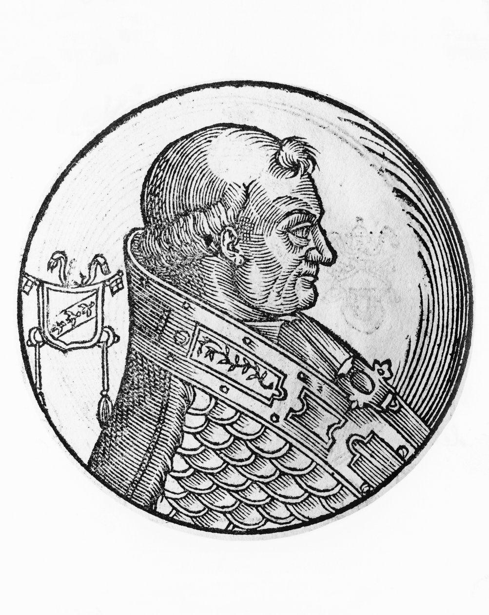 Portret Stefana IX lub X (Frederic de Lorraine, ok. 1020-1058) autorstwa Unbekannt Unbekannt