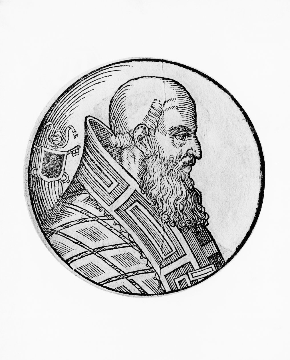 Portret Stefana V lub VI (zm. 891) autorstwa Unbekannt Unbekannt