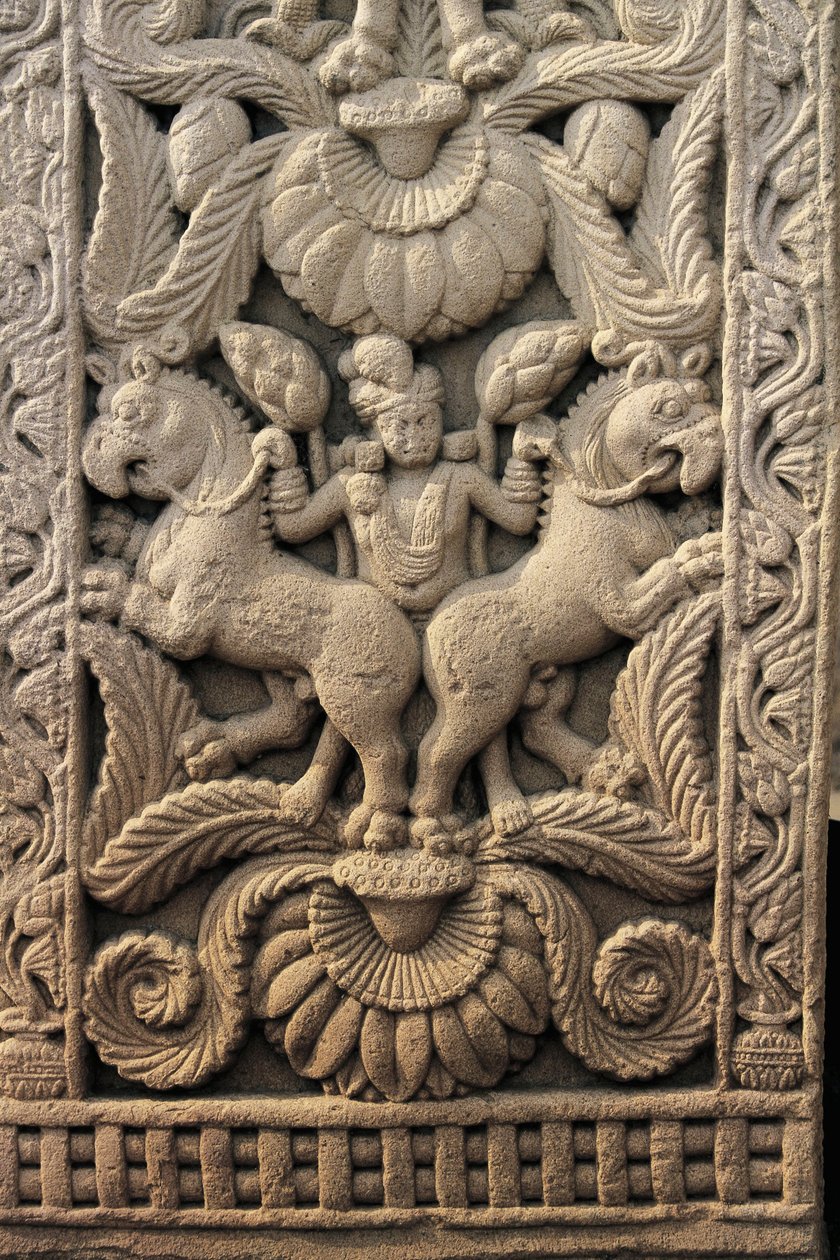 Relief na zachodnim wejściu, Wielka stupa, Sanchi (Lista Światowego Dziedzictwa UNESCO) autorstwa Unbekannt Unbekannt