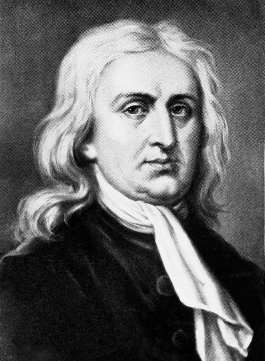 Sir Isaac Newton (zdjęcie czarno-białe) autorstwa Unbekannt Unbekannt