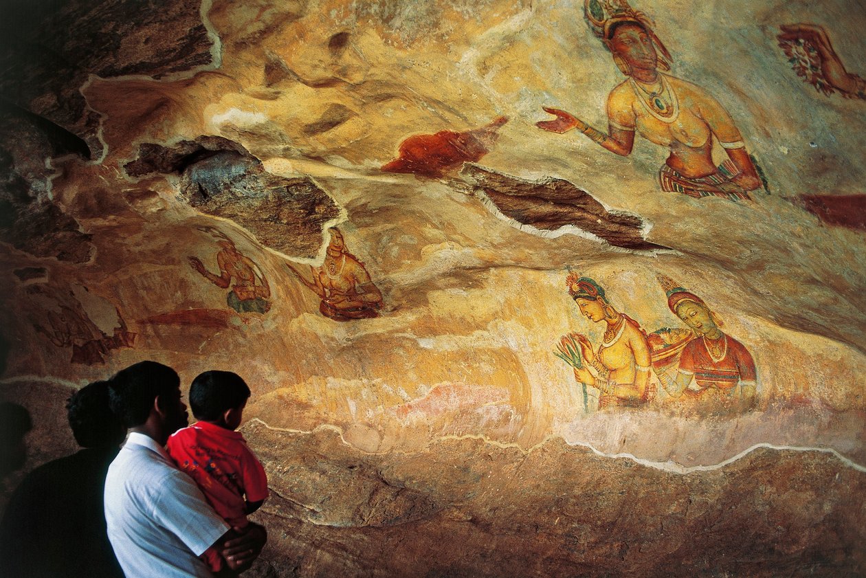 Sri Lanka, Sigiriya, freski przedstawiające młode kobiety autorstwa Unbekannt Unbekannt