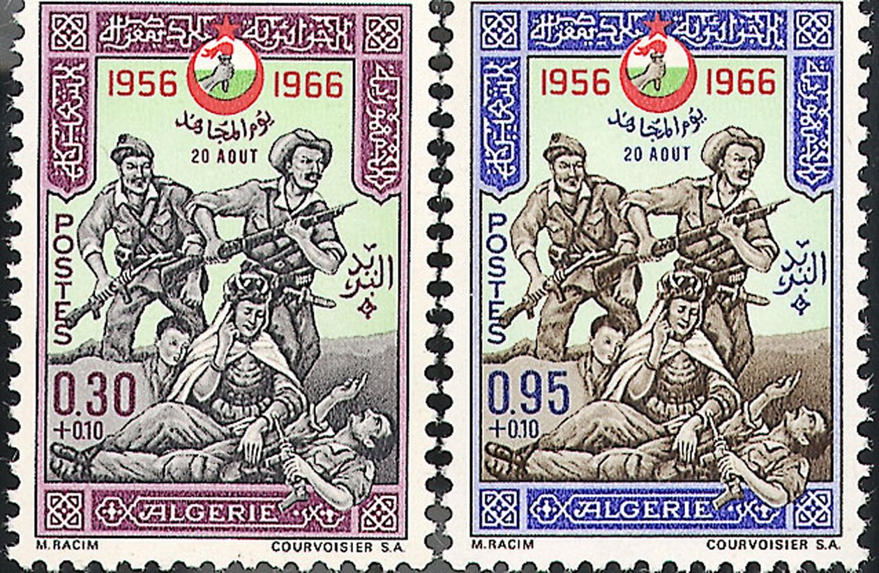 Znaczki niepodległościowe Algierii 1956-1966 autorstwa Unbekannt Unbekannt