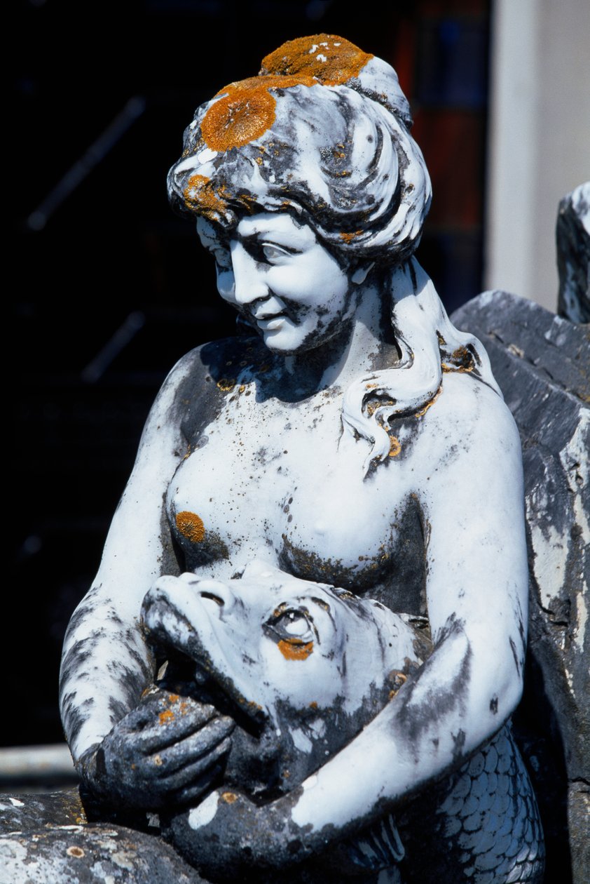 Statua w ogrodzie Pałacu hrabiów Estoi. Estoi, Portugalia autorstwa Unbekannt Unbekannt
