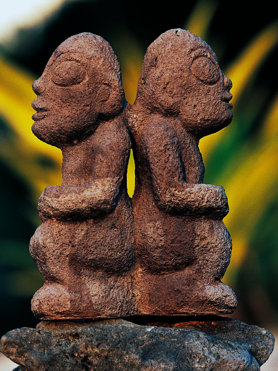 Tiki Gods, Markizy, Polinezja Francuska (terytorium zamorskie Republiki Francuskiej) autorstwa Unbekannt Unbekannt