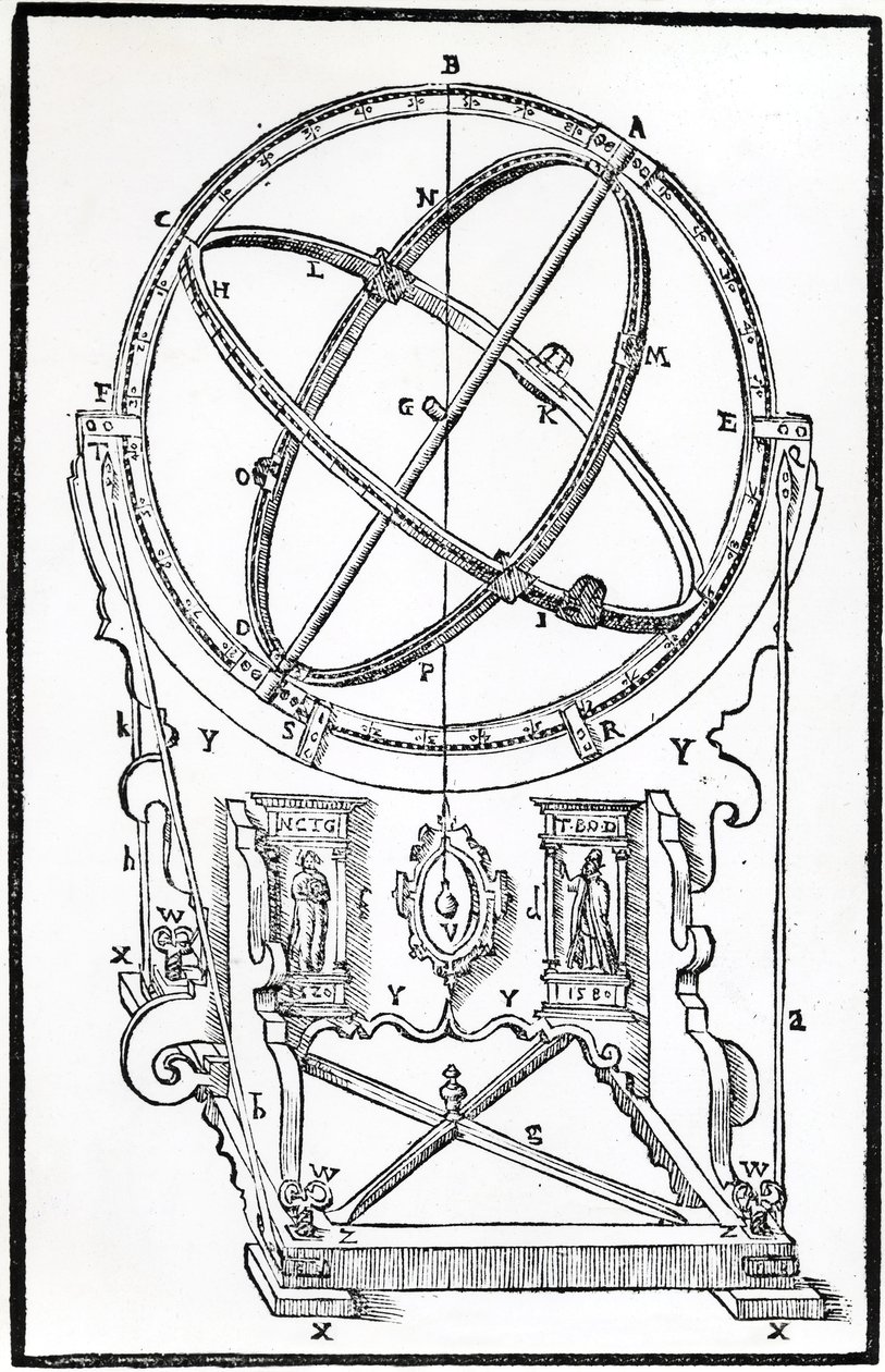 Armilarny równikowy Tycho Brahe autorstwa Unbekannt Unbekannt