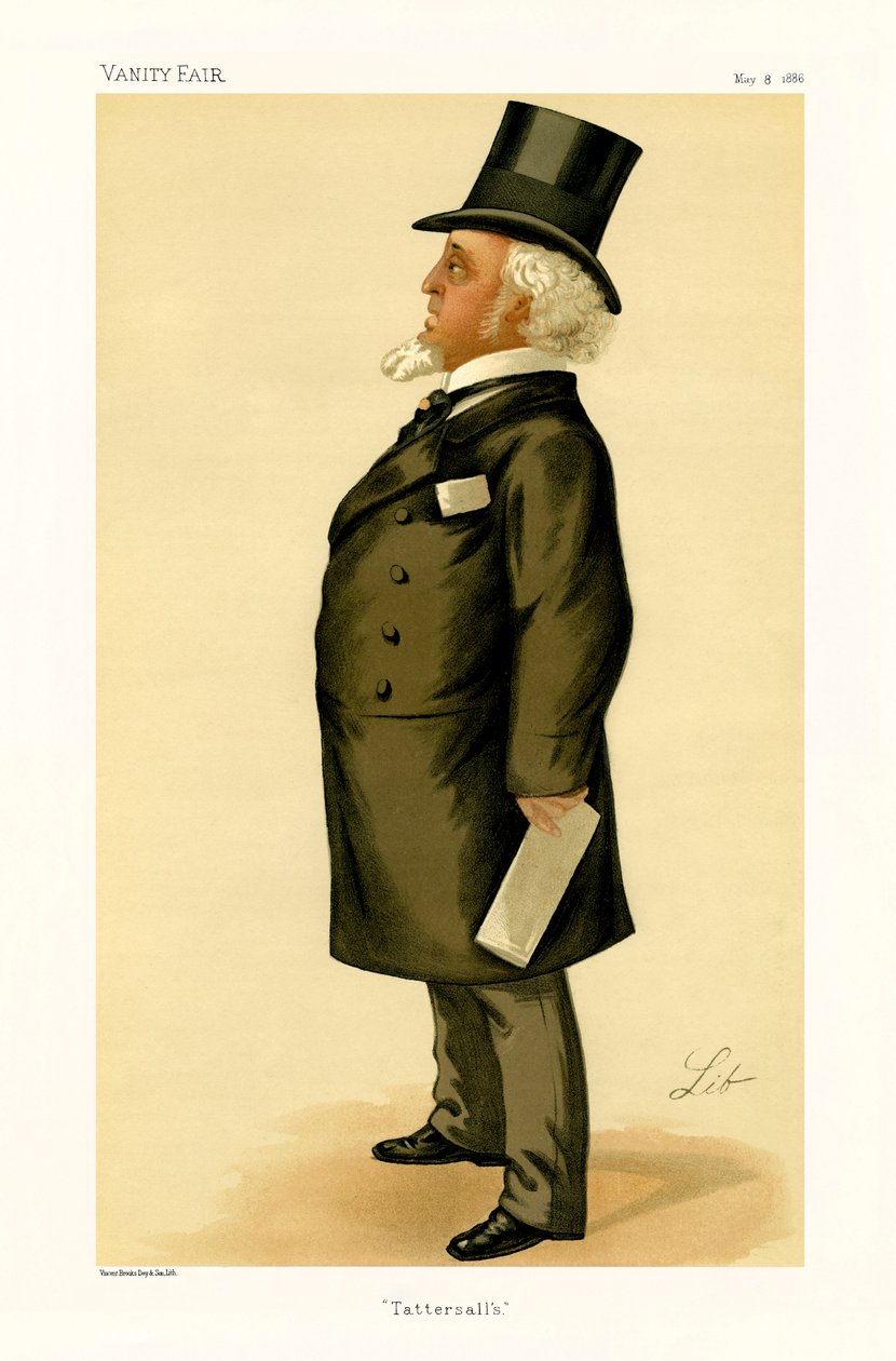 Edmund Tattersall - portret stojący autorstwa Liborio Prosperi