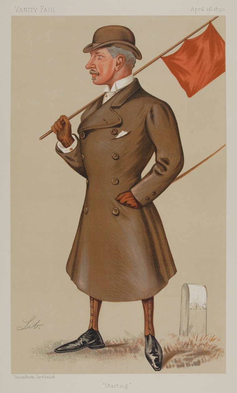 Lord Marcus Beresford, Vanity Fair, 1890-04-26 autorstwa Liborio Prosperi