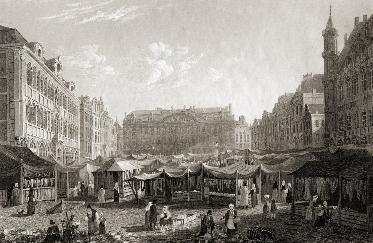 The Grande Place, Bruksela, z 