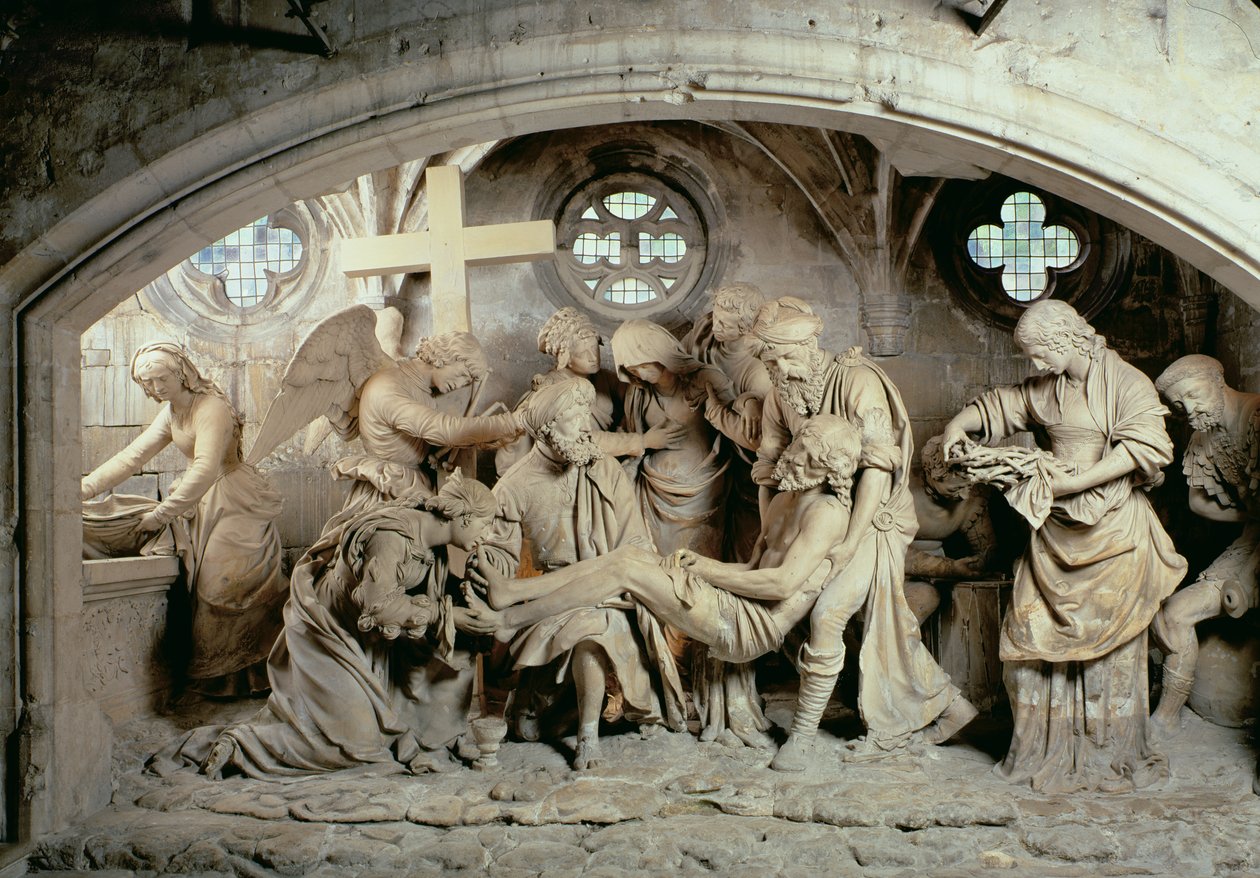 Grób Wielkanocny, 1554-64 autorstwa Ligier Richier