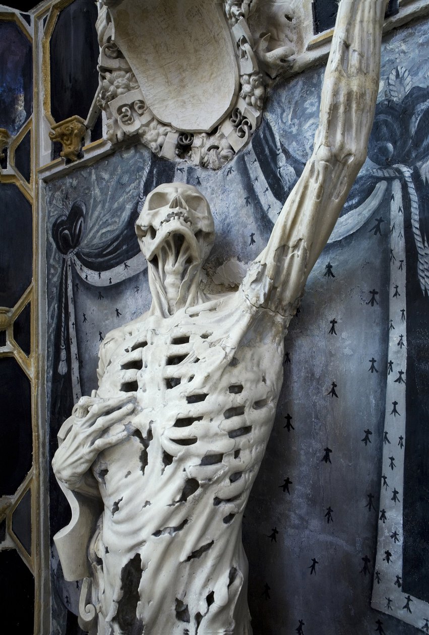 Obdarty lub Szkielet autorstwa Ligier Richier