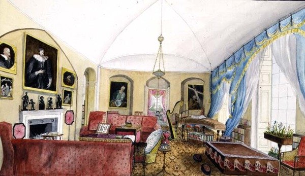 Salon, Aynhoe autorstwa Lili Cartwright