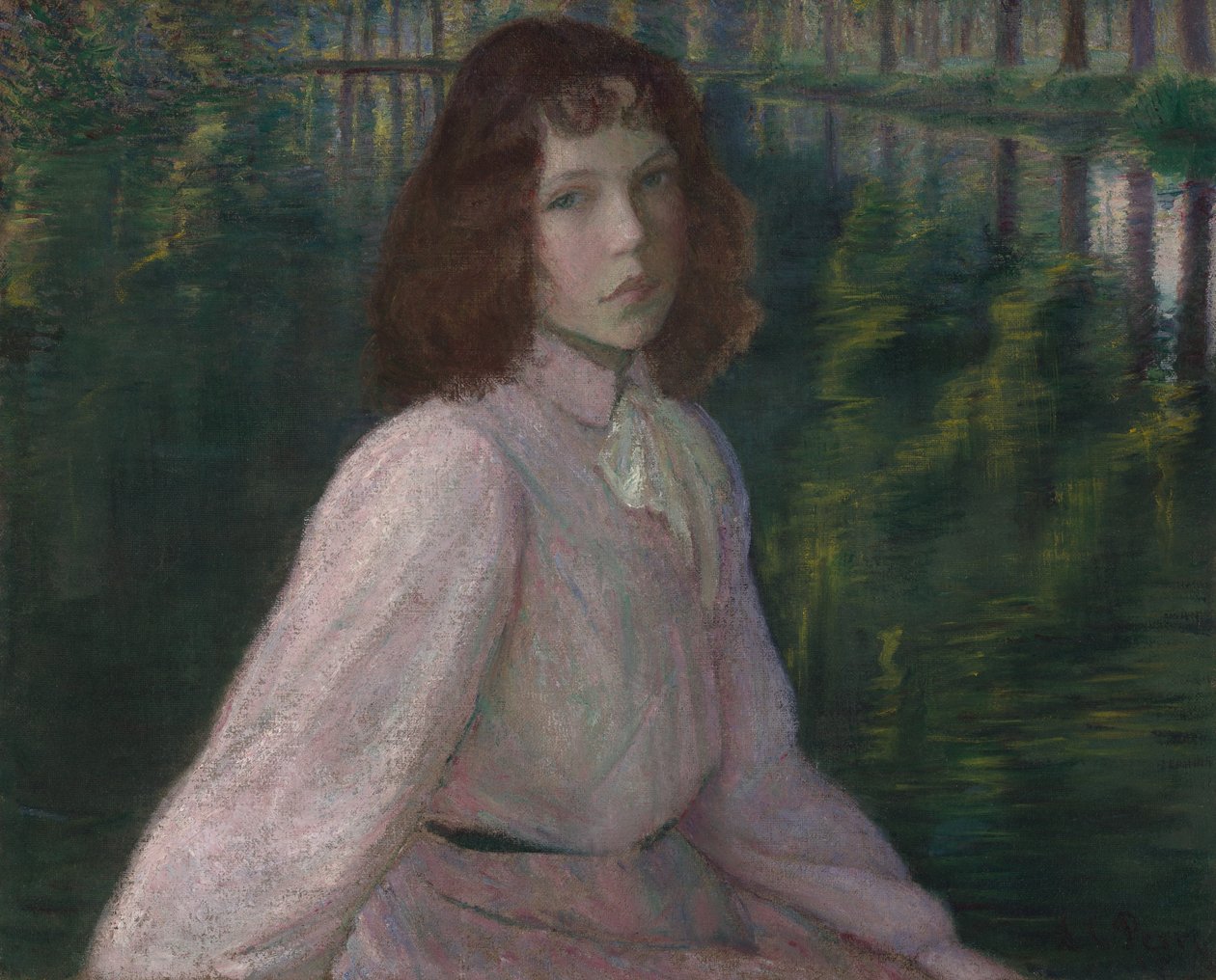 W zakolu rzeki (On the River II) autorstwa Lilla Cabot Perry