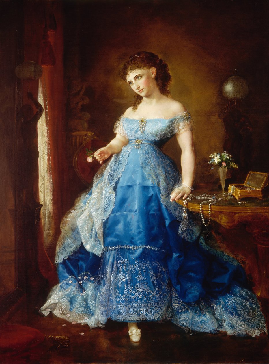 Oboje musimy zniknąć (pani Fithian) autorstwa Lilly Martin Spencer