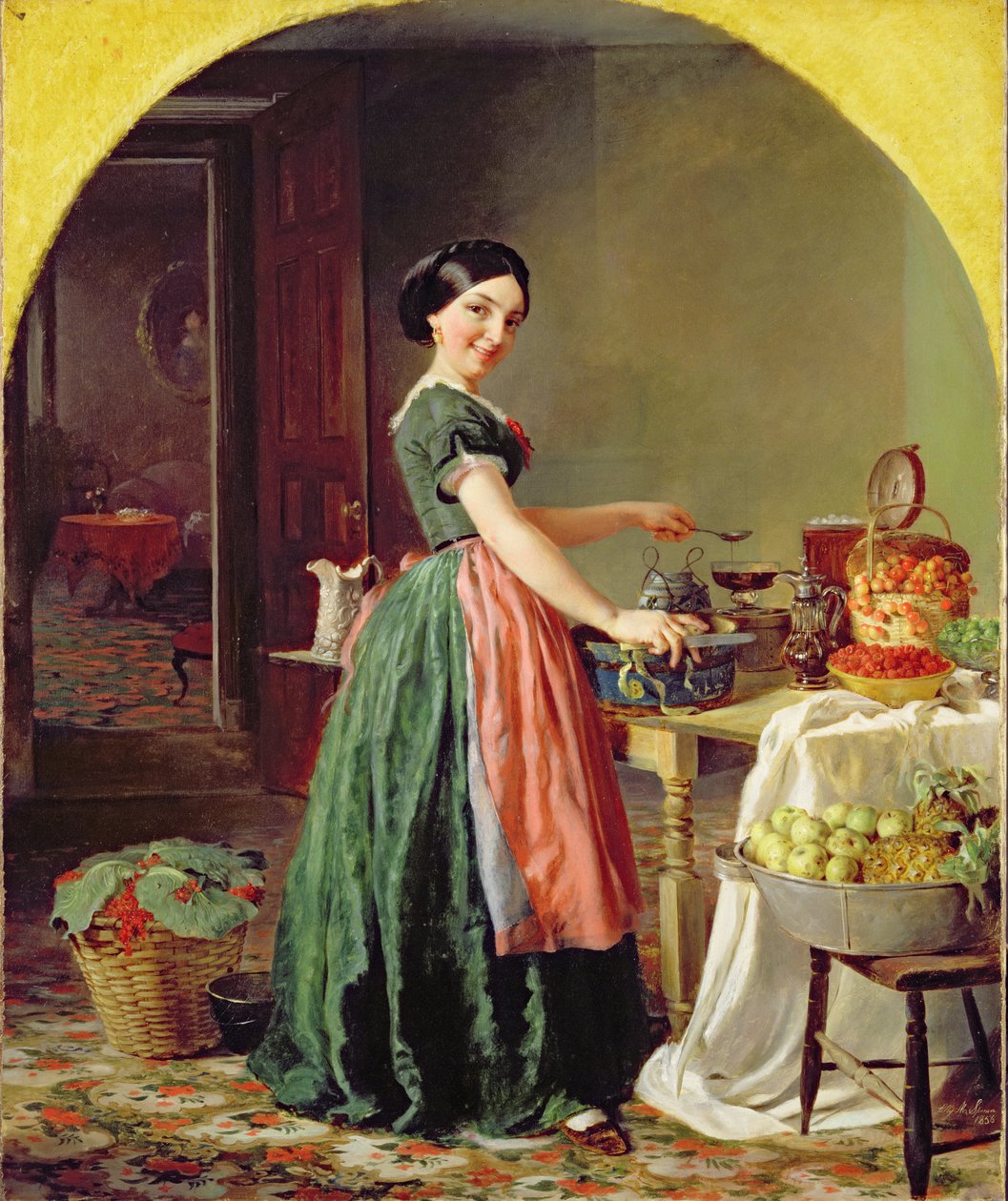 Pocałuj mnie, a pocałujesz „Lass” autorstwa Lilly Martin Spencer