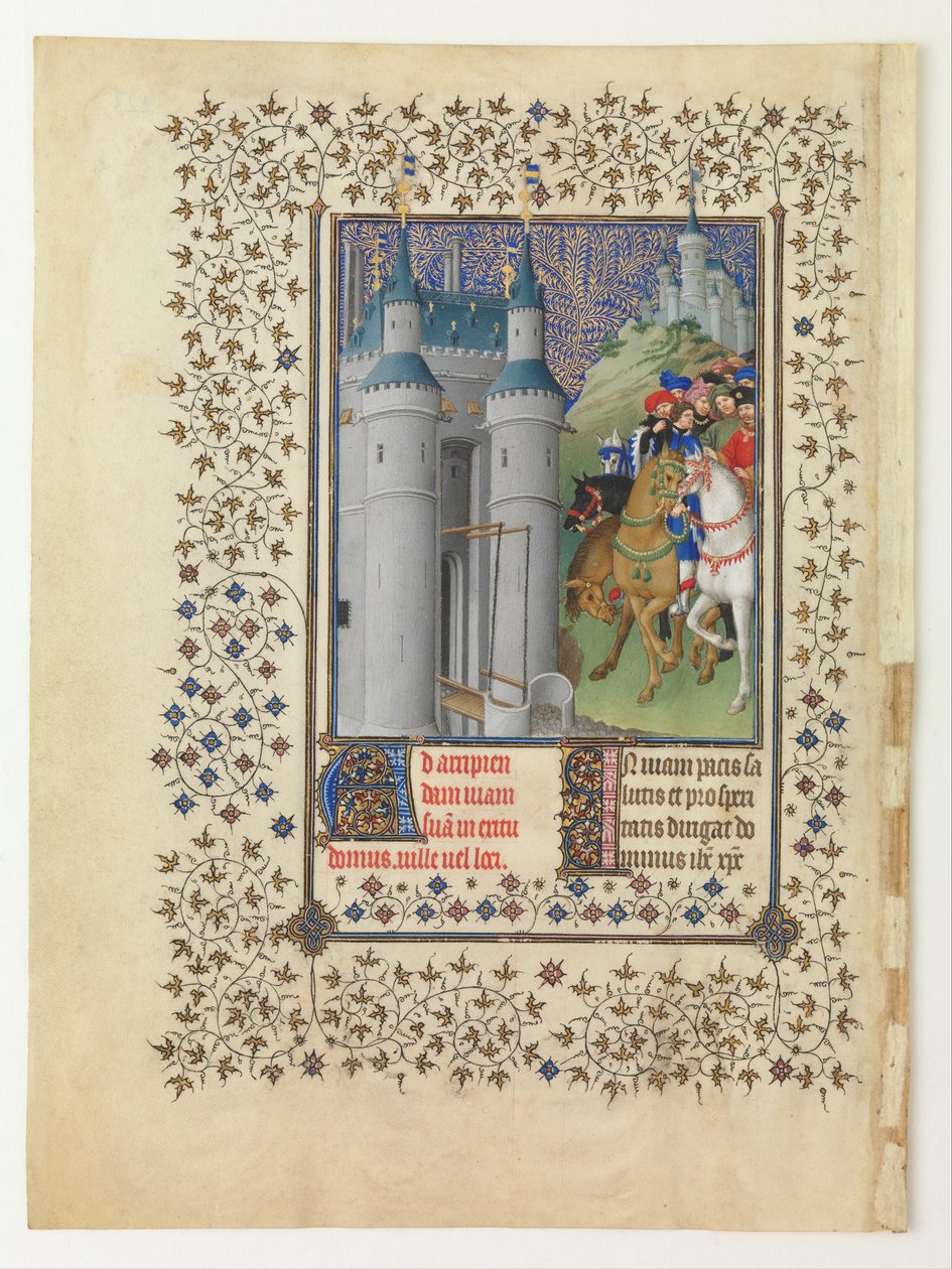 Belles Heures Jeana de France, Duc de Berry, 1412-1416 autorstwa Limbourg Brothers