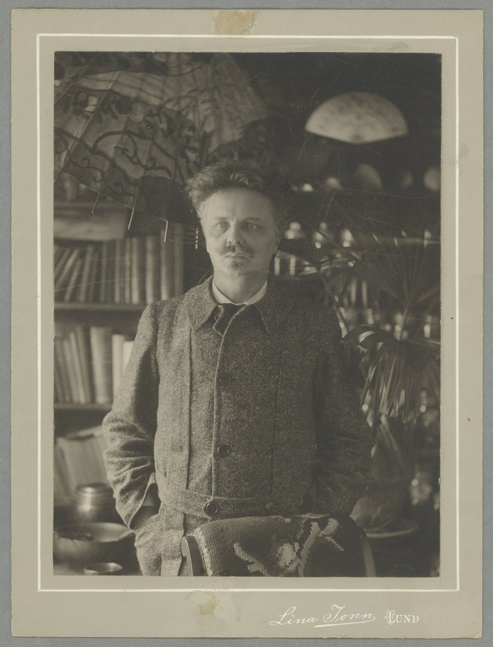 August Strindberg autorstwa Lina Jonn
