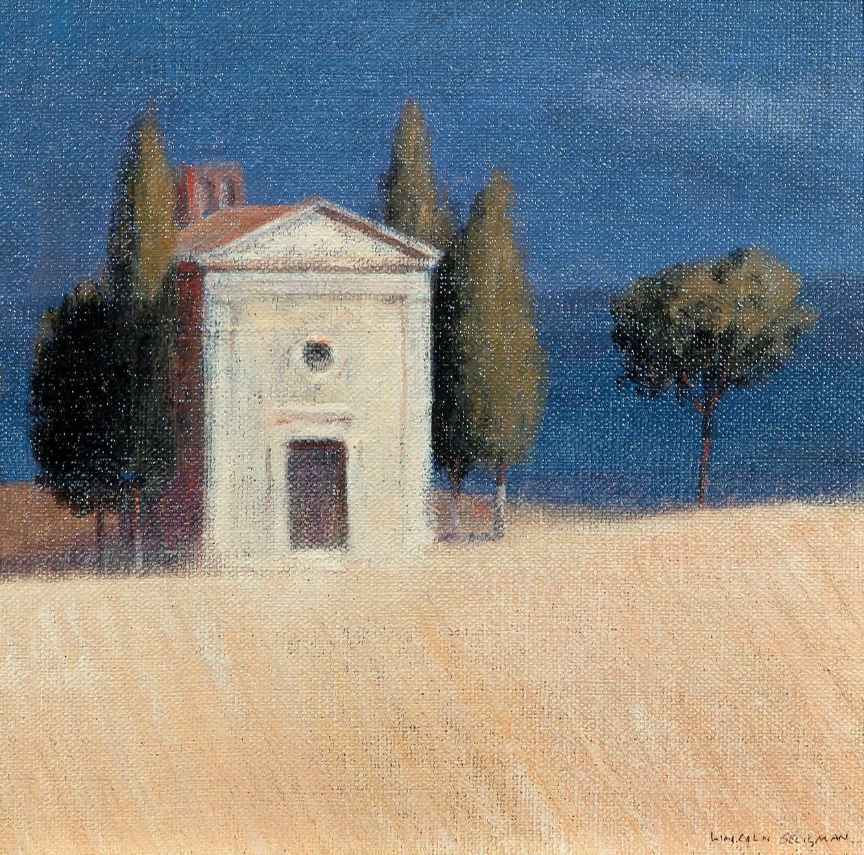 Kaplica pod Pienzą II, 2012 (akryl na płótnie) autorstwa Lincoln Seligman