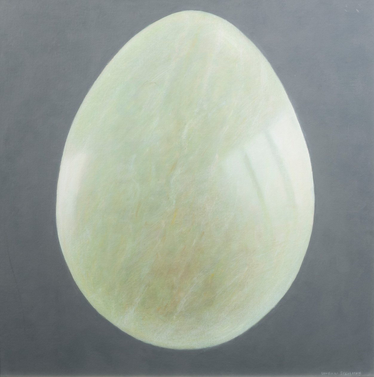 Jadeitowe jajo, 2012 (akryl na płótnie) autorstwa Lincoln Seligman