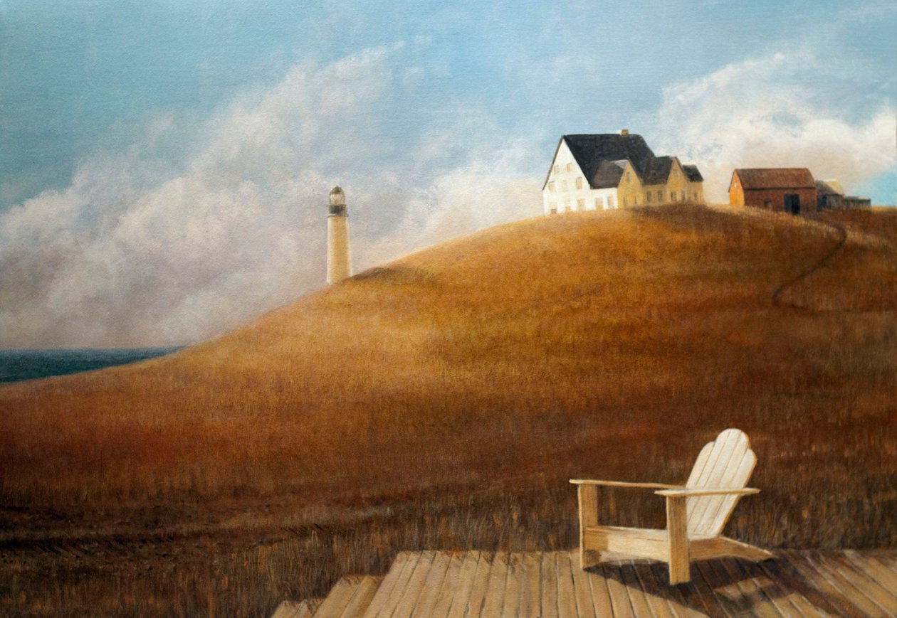 Krajobraz Maine, 2010 (akryl na płótnie) autorstwa Lincoln Seligman