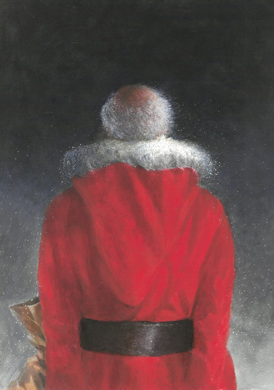 Mężczyzna w czerwonym płaszczu (widok z tyłu), 2004 autorstwa Lincoln Seligman