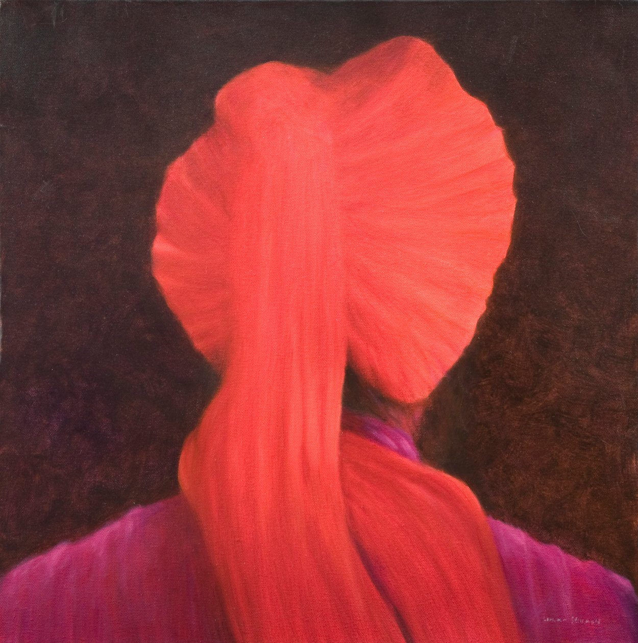 Czerwony Turban w cieniu autorstwa Lincoln Seligman
