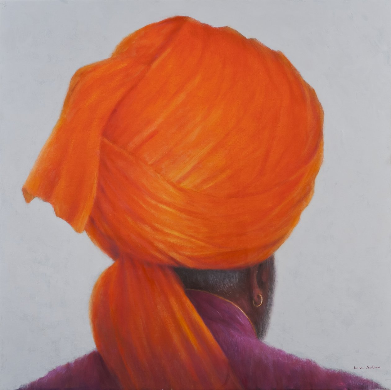 Szafranowy Turban, 2014 autorstwa Lincoln Seligman