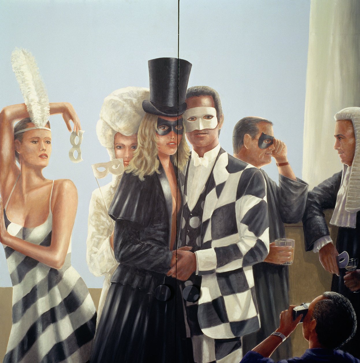 Mural w hotelu Berkeley - 1 autorstwa Lincoln Seligman