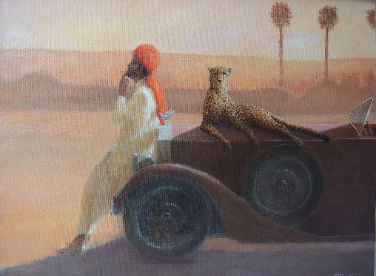 Gepard na masce autorstwa Lincoln Seligman