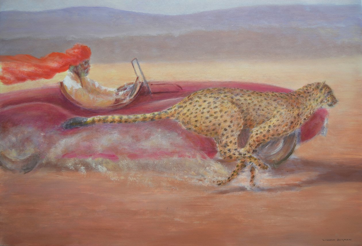 Gepard kontra Jaguar autorstwa Lincoln Seligman
