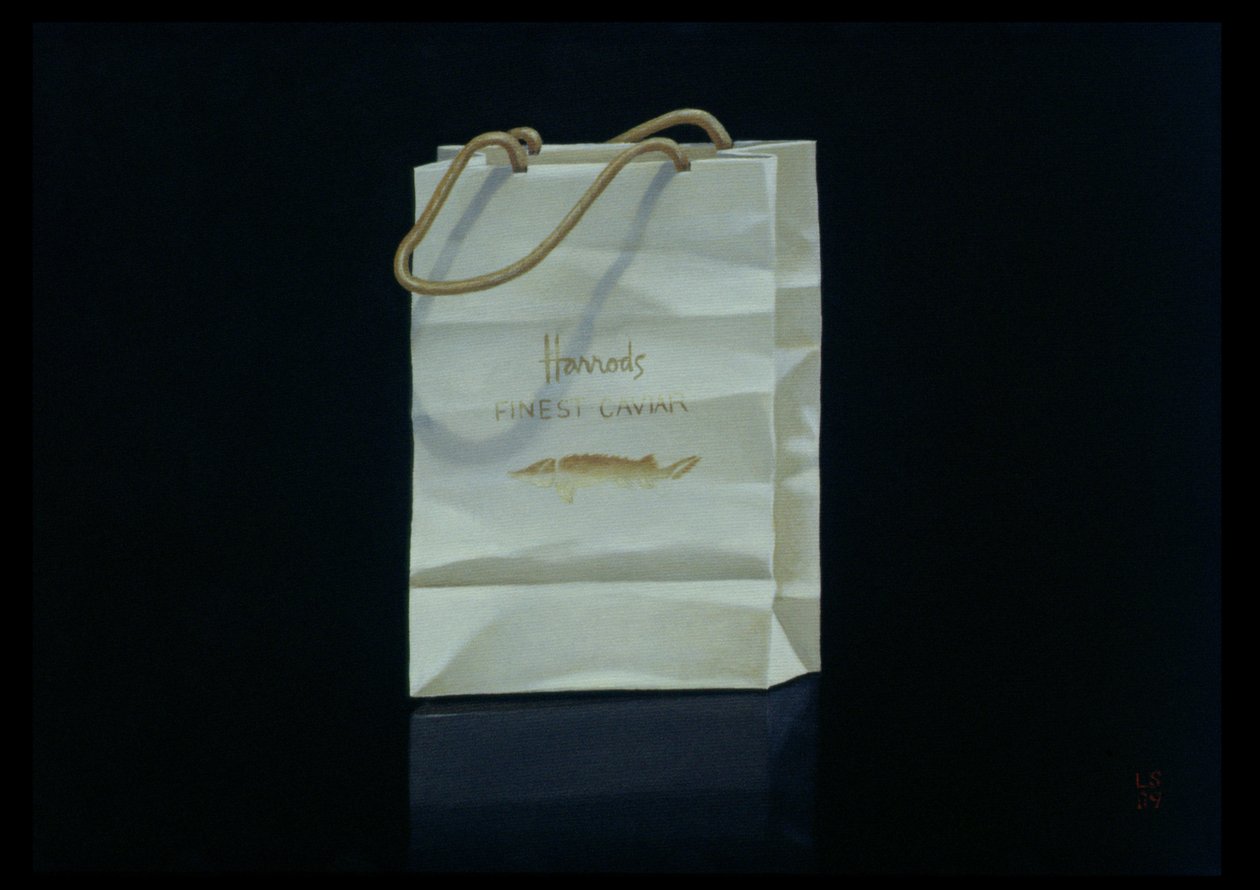 Torba na kawior Harrodsa, 1989 autorstwa Lincoln Seligman