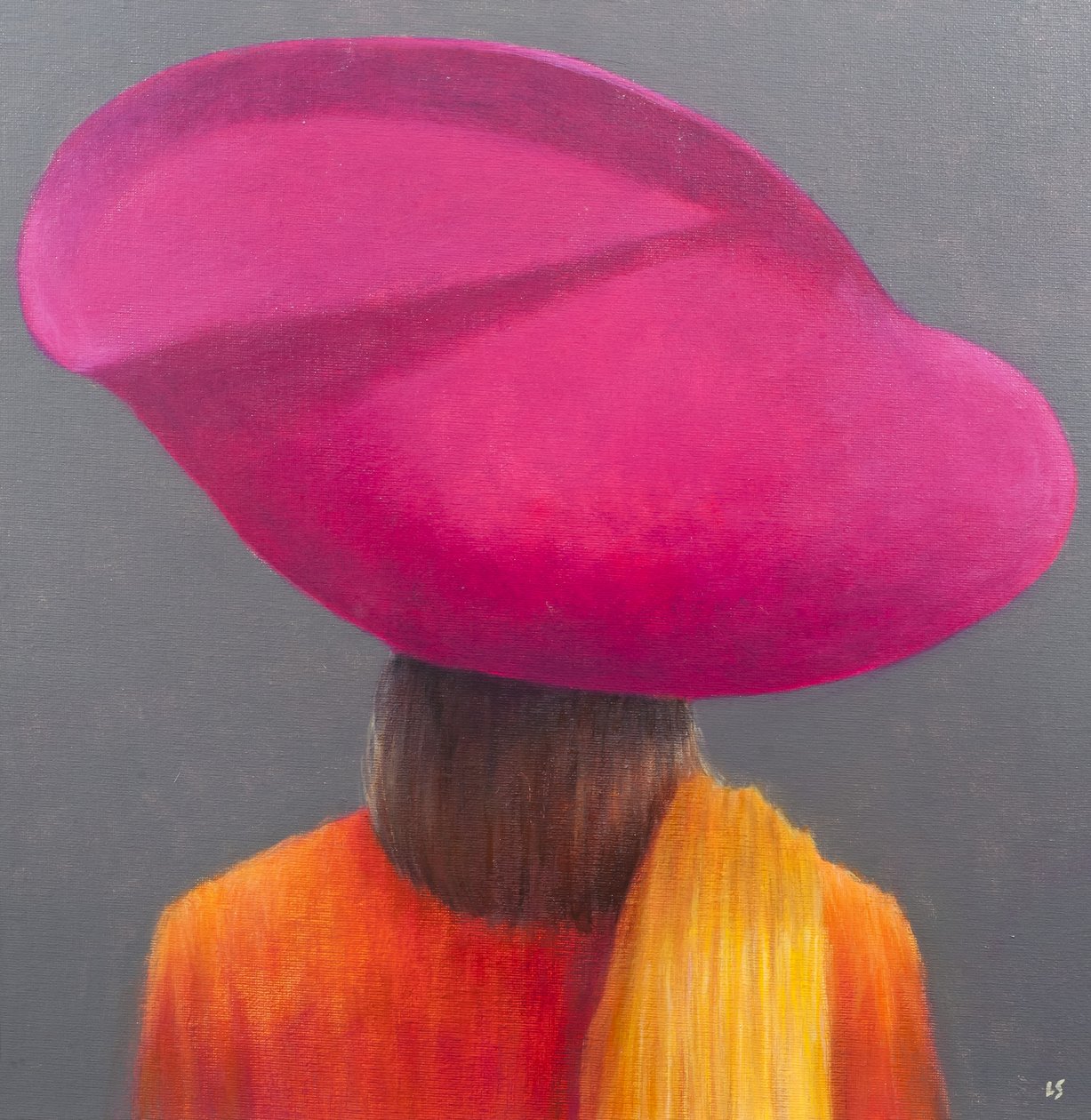 Magenta Kapelusz, Szafranowa Kurtka, 2014 autorstwa Lincoln Seligman