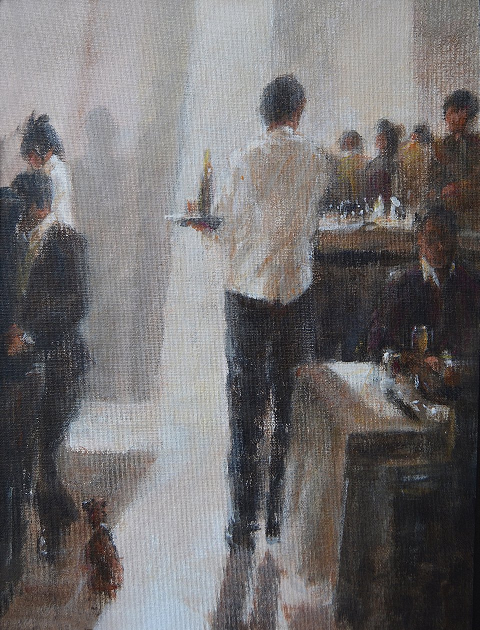 Piano Bar, Wenecja autorstwa Lincoln Seligman