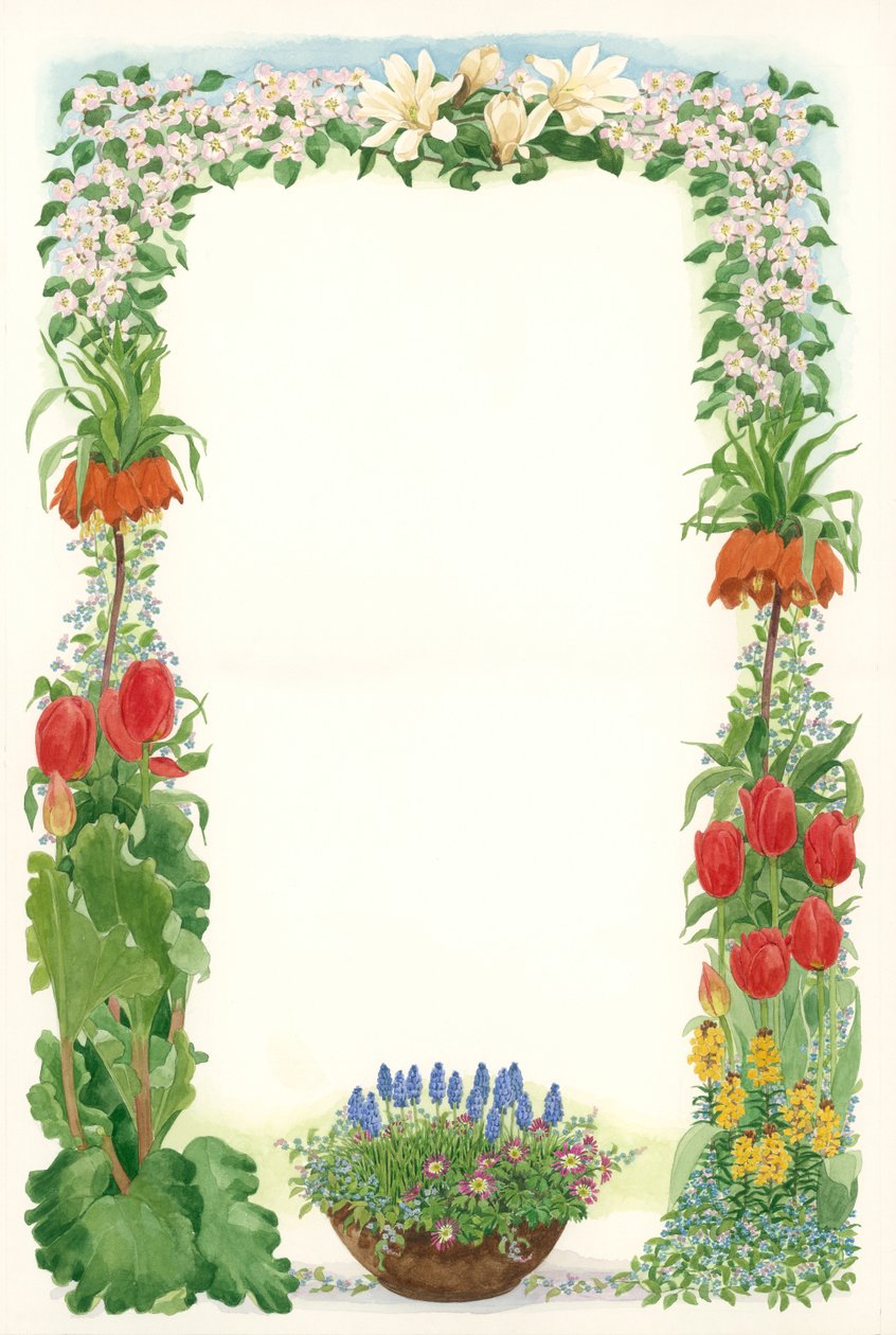 kwiecień 1993 (wc na papierze) autorstwa Linda Benton