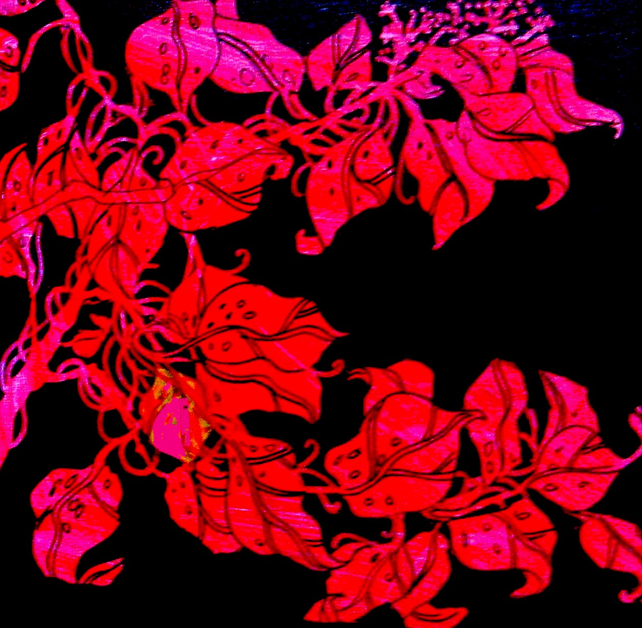 Czerwony dla siostry Williama, 2017 (mixed media) autorstwa linda arthurs