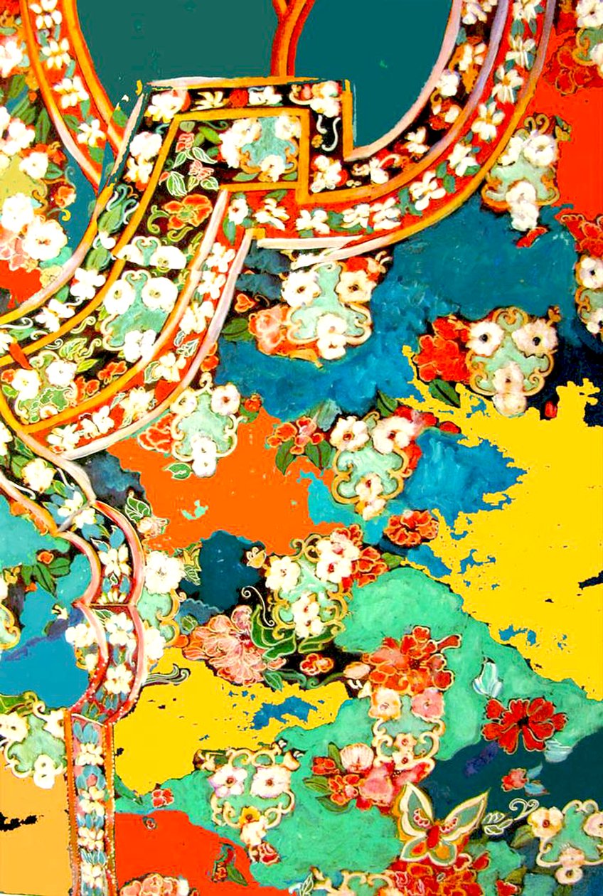 Kobieca bluzka, 2013 (mixed media) autorstwa linda arthurs