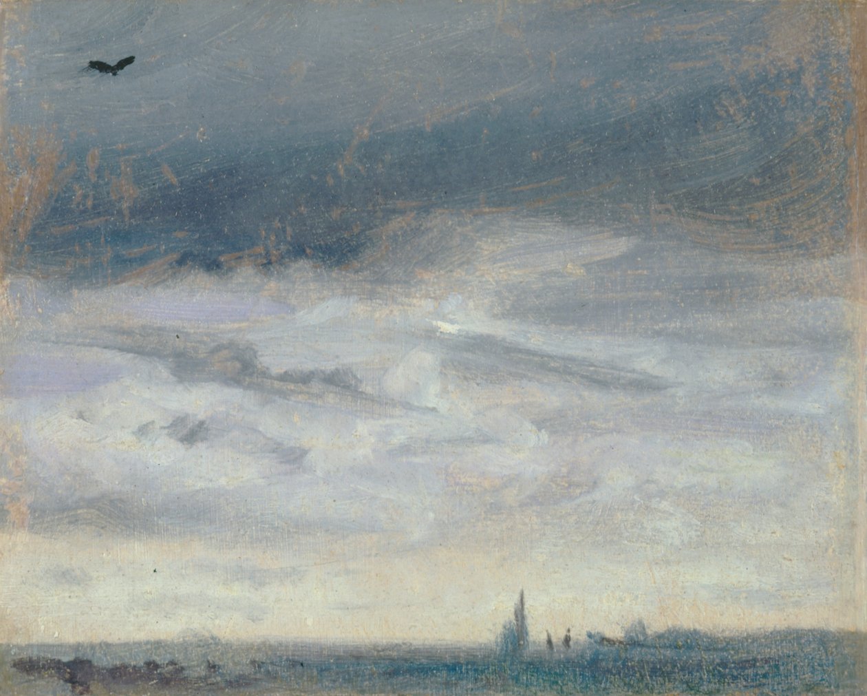 Szary dzień autorstwa Lionel Constable