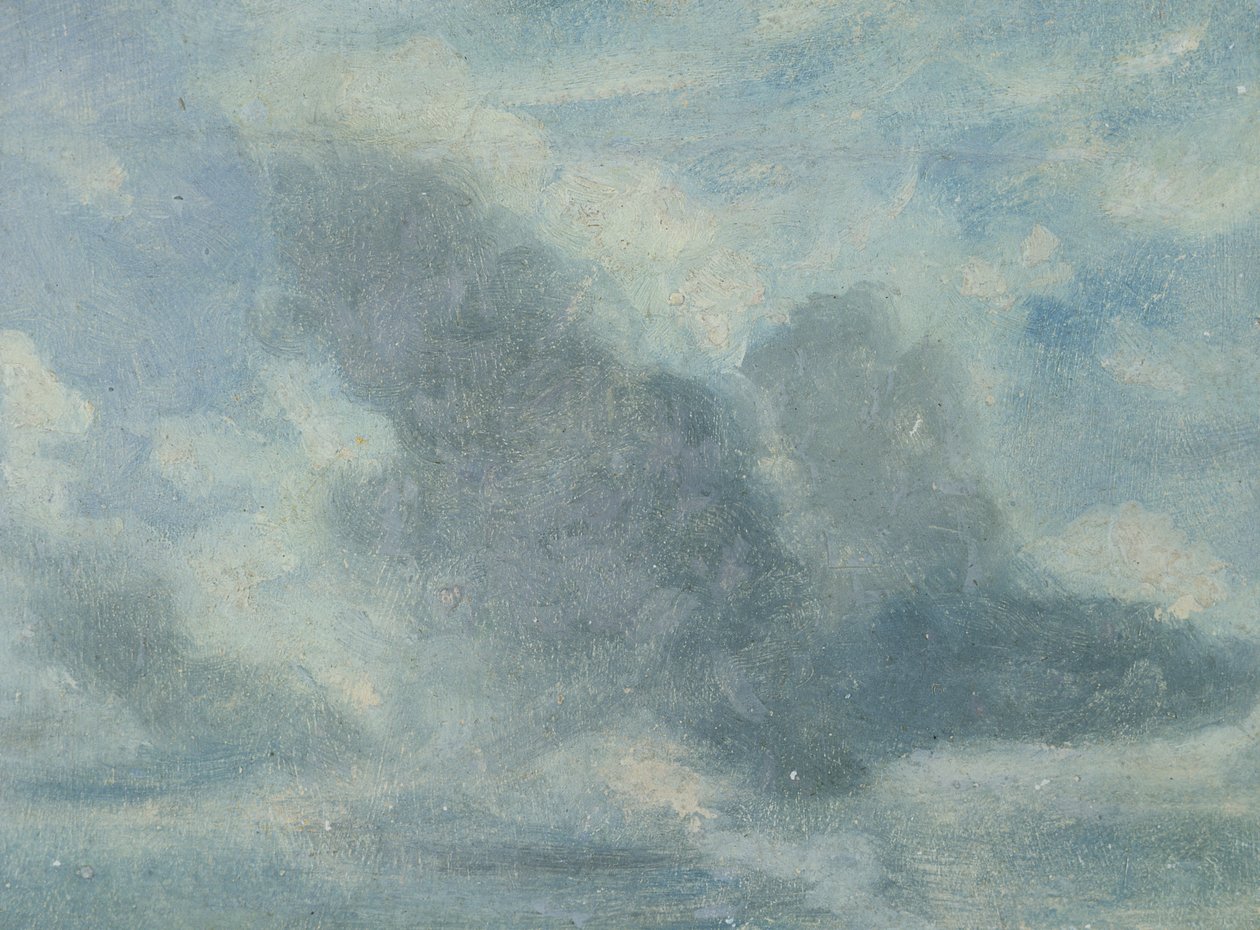 Sky Study, ok. 1822 (olej na papierze na pokładzie) autorstwa Lionel Constable
