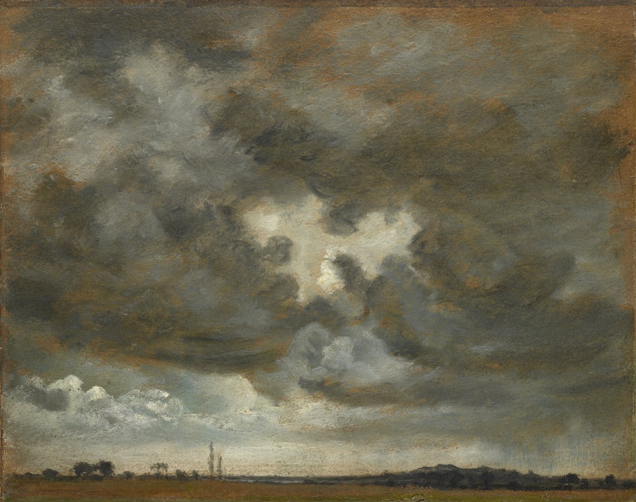Studium chmur, ok.1850 autorstwa Lionel Constable