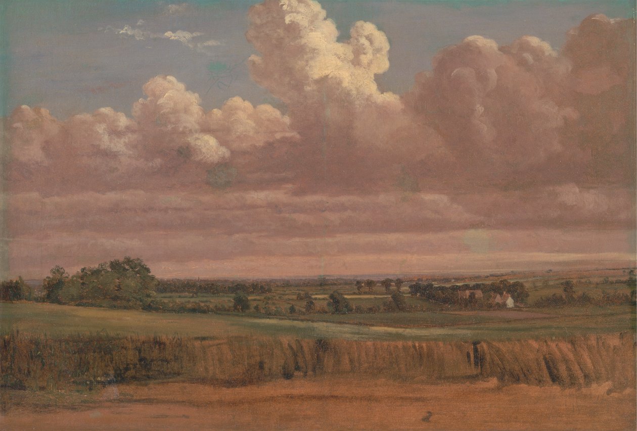 Krajobraz z polem pszenicy autorstwa Lionel Constable