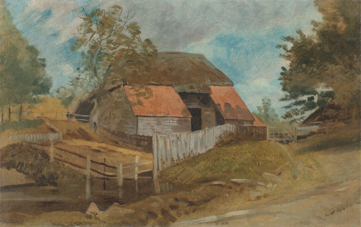 Stara stodoła autorstwa Lionel Constable