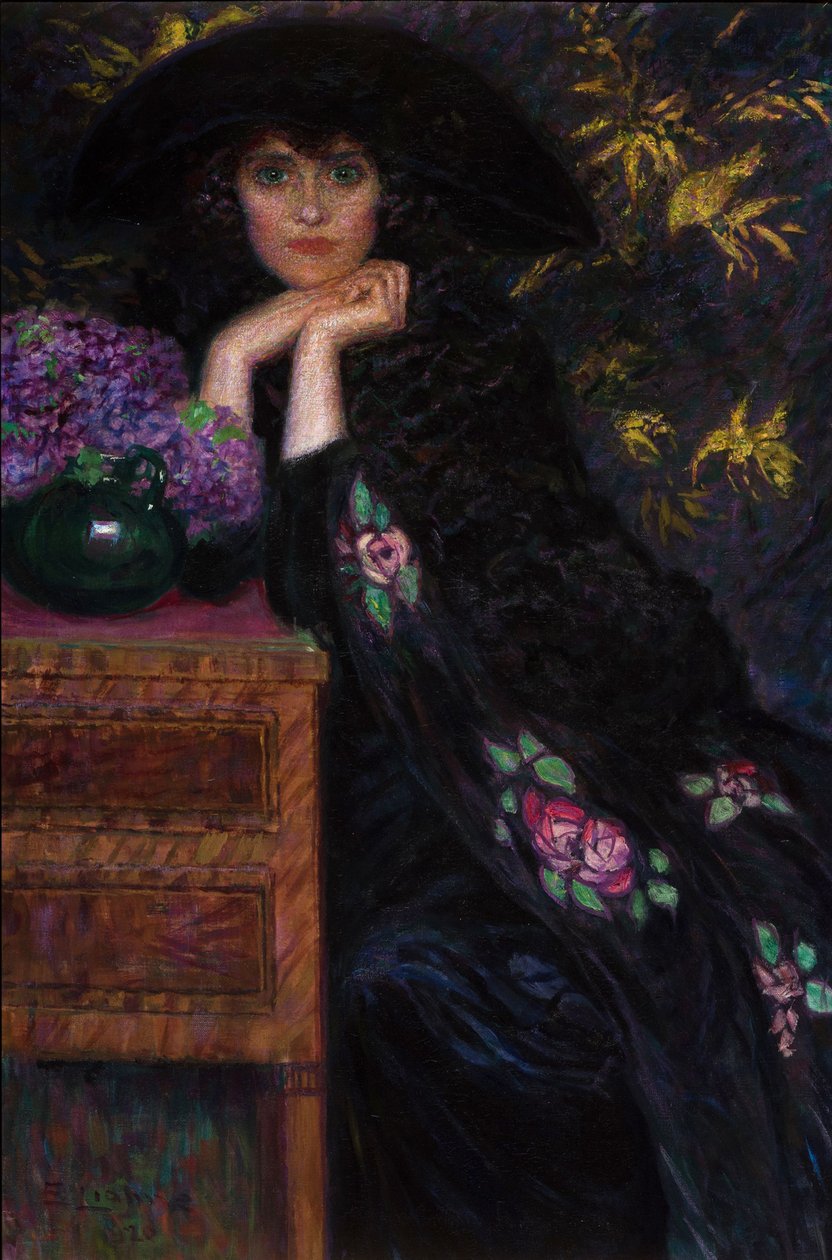 Figura kobiety Portret Violette, 1920. autorstwa Lionne