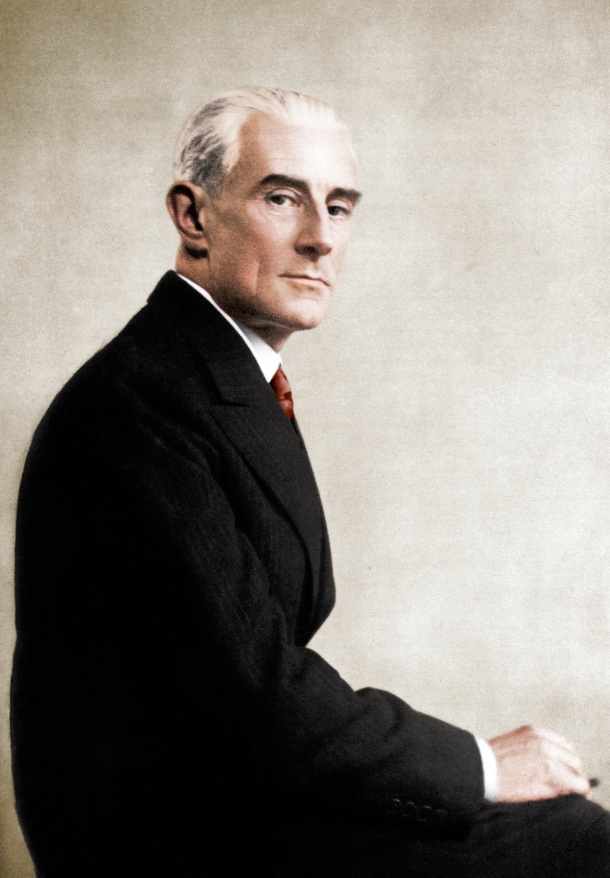 Maurice Ravel 1875-1937, francuski kompozytor autorstwa Lipnitzki
