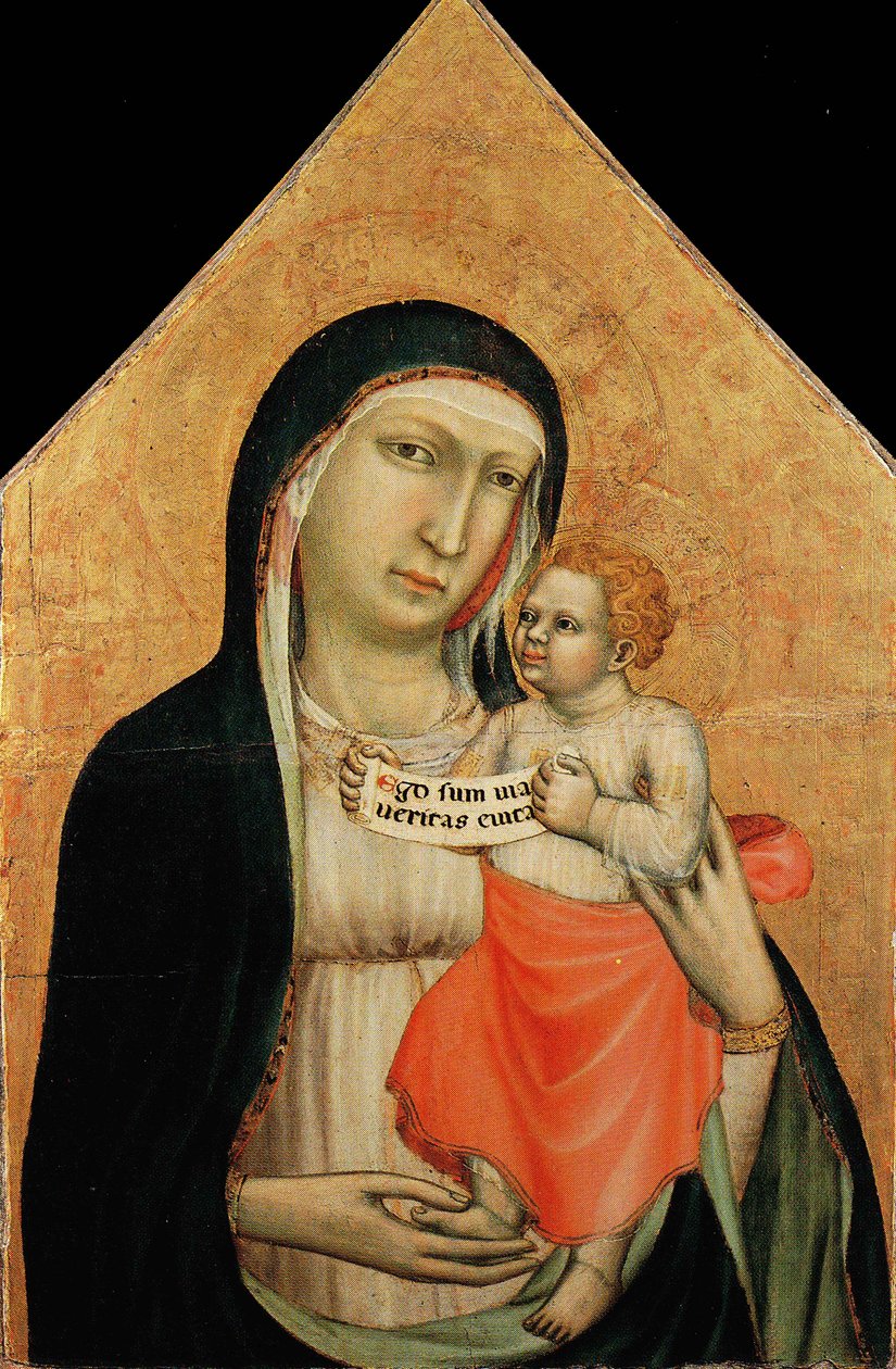 Madonna z Dzieciątkiem (1310-1320) autorstwa Lippo di Benivieni