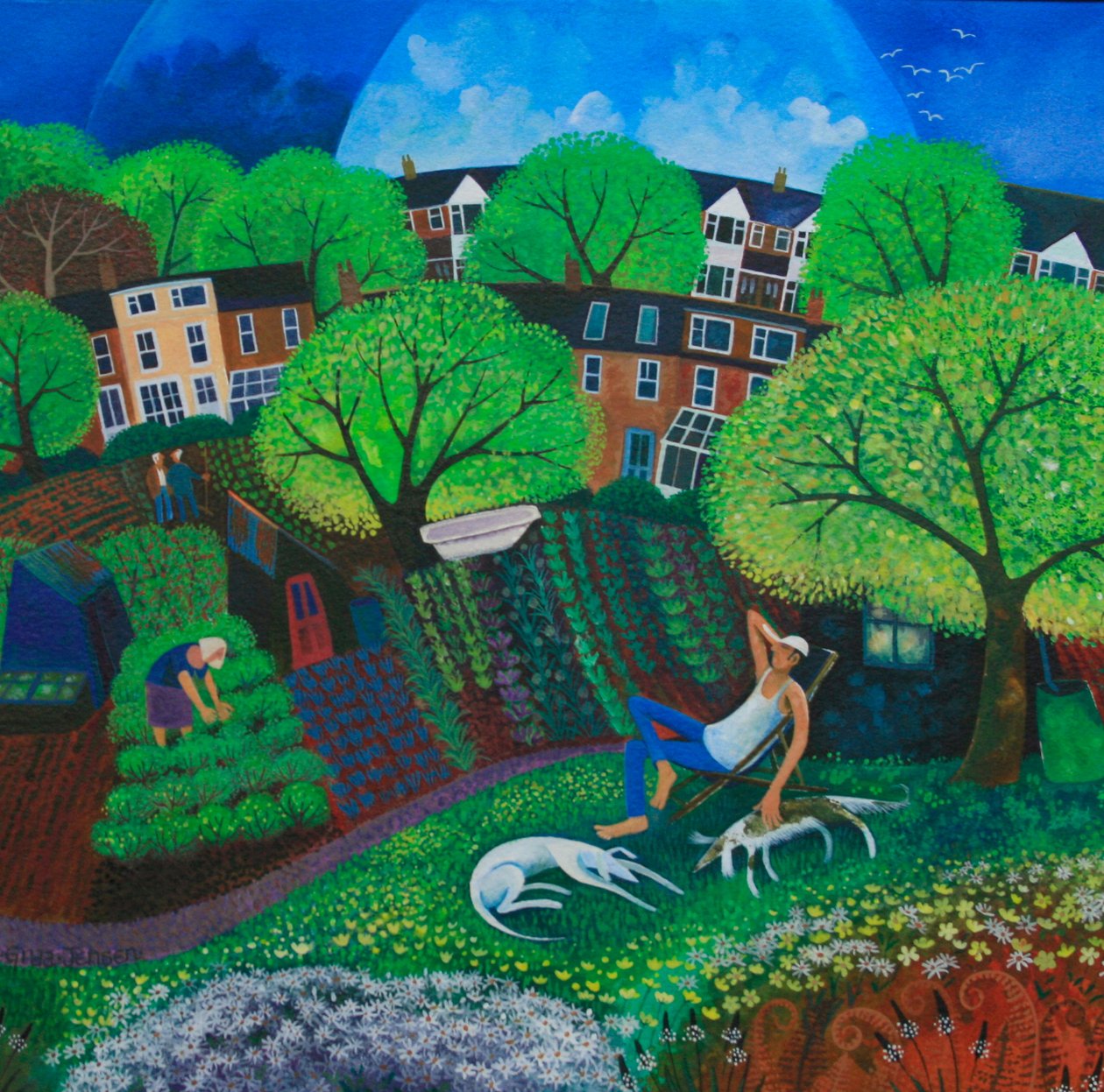 A Casual Approach 2012 (farby akrylowe na papierze) autorstwa Lisa Graa Jensen