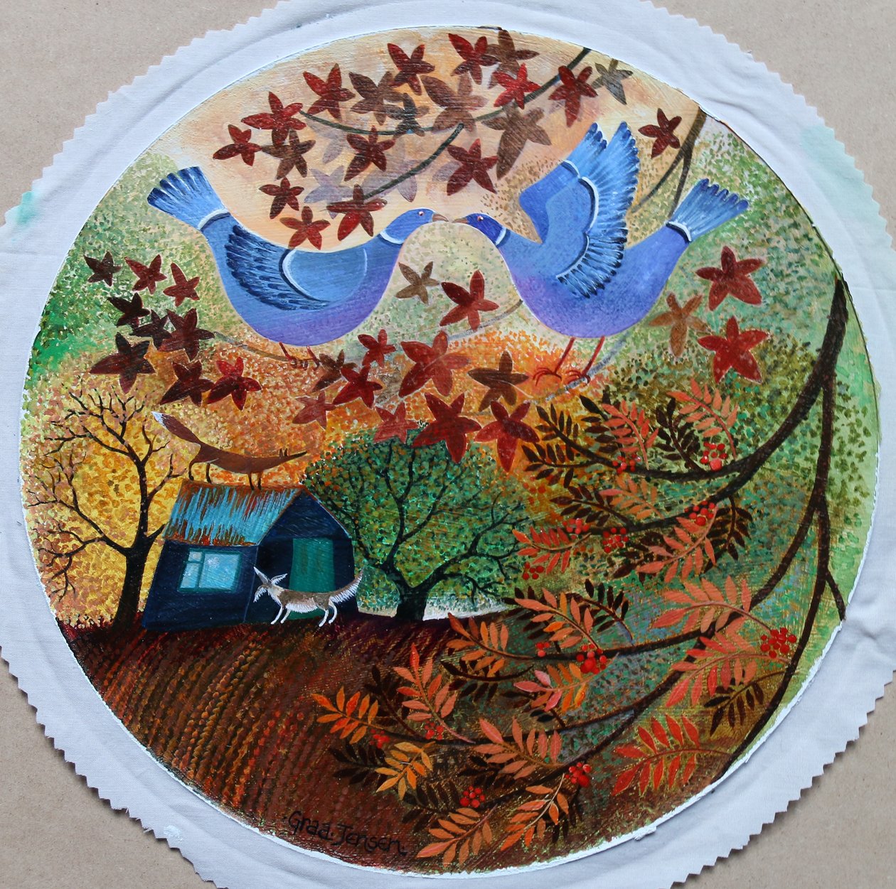 Jesienny Ogród, 2019 autorstwa Lisa Graa Jensen