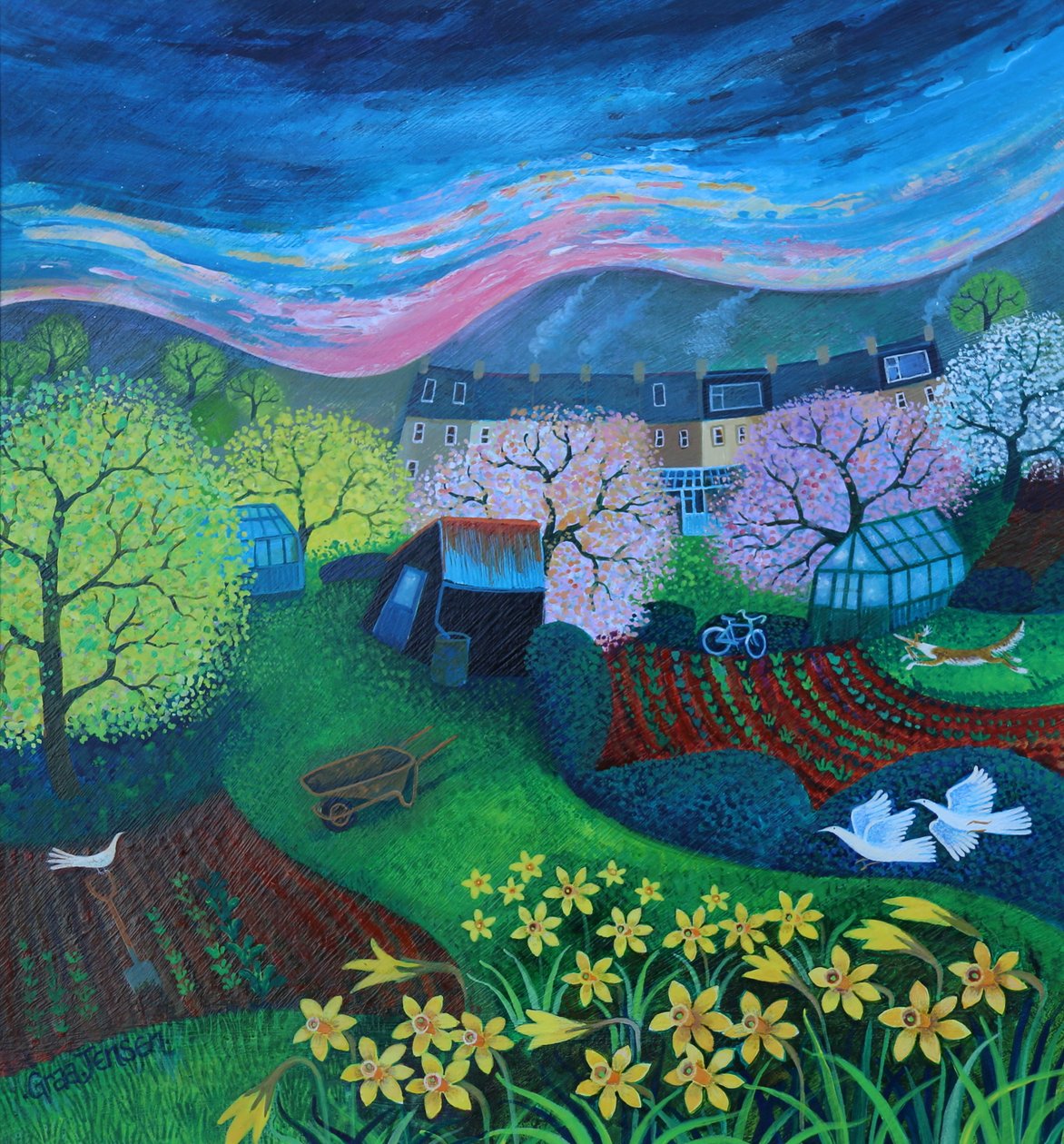 Świętujemy żonkile, 2023 autorstwa Lisa Graa Jensen