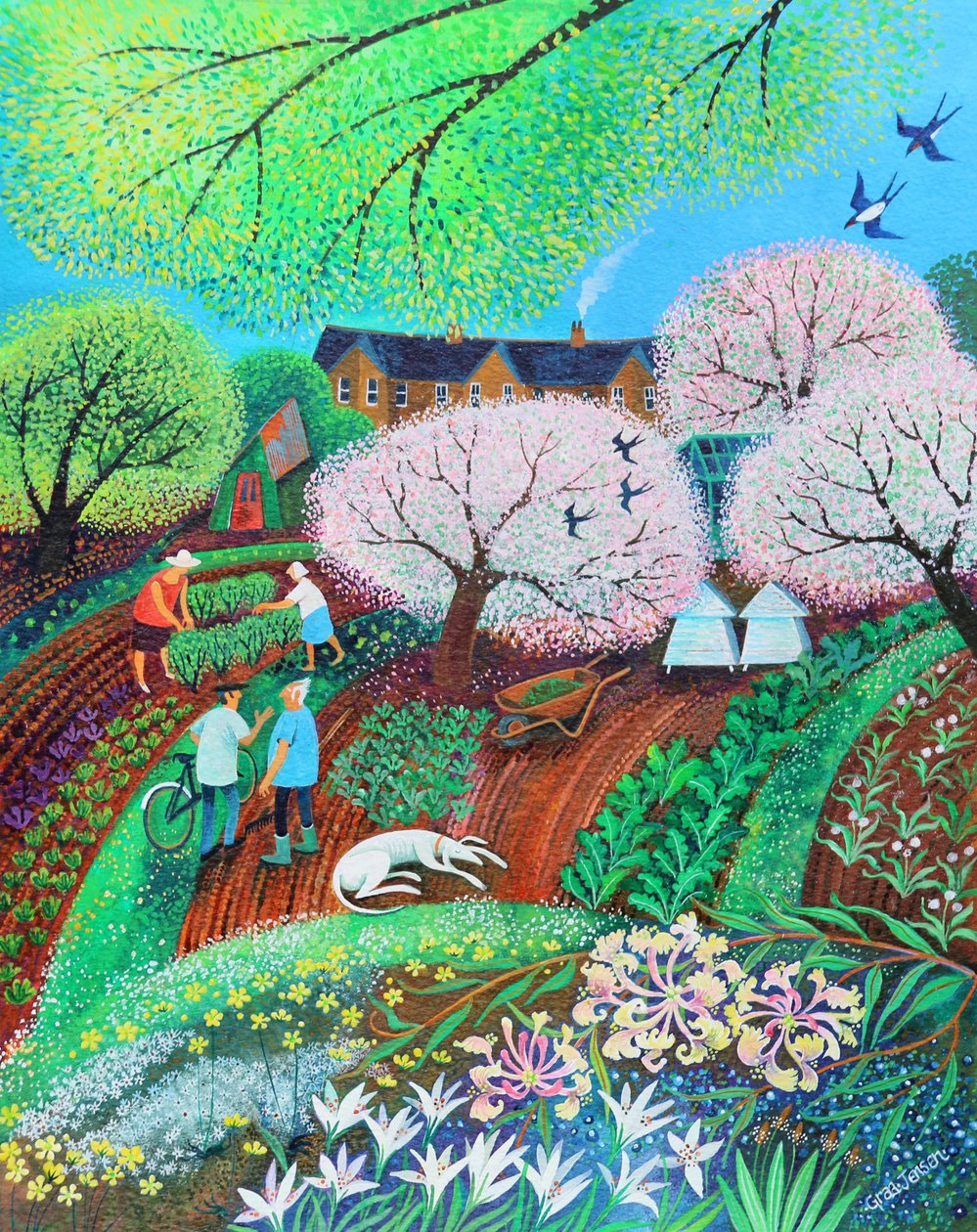 Dozey Pies, 2018 autorstwa Lisa Graa Jensen