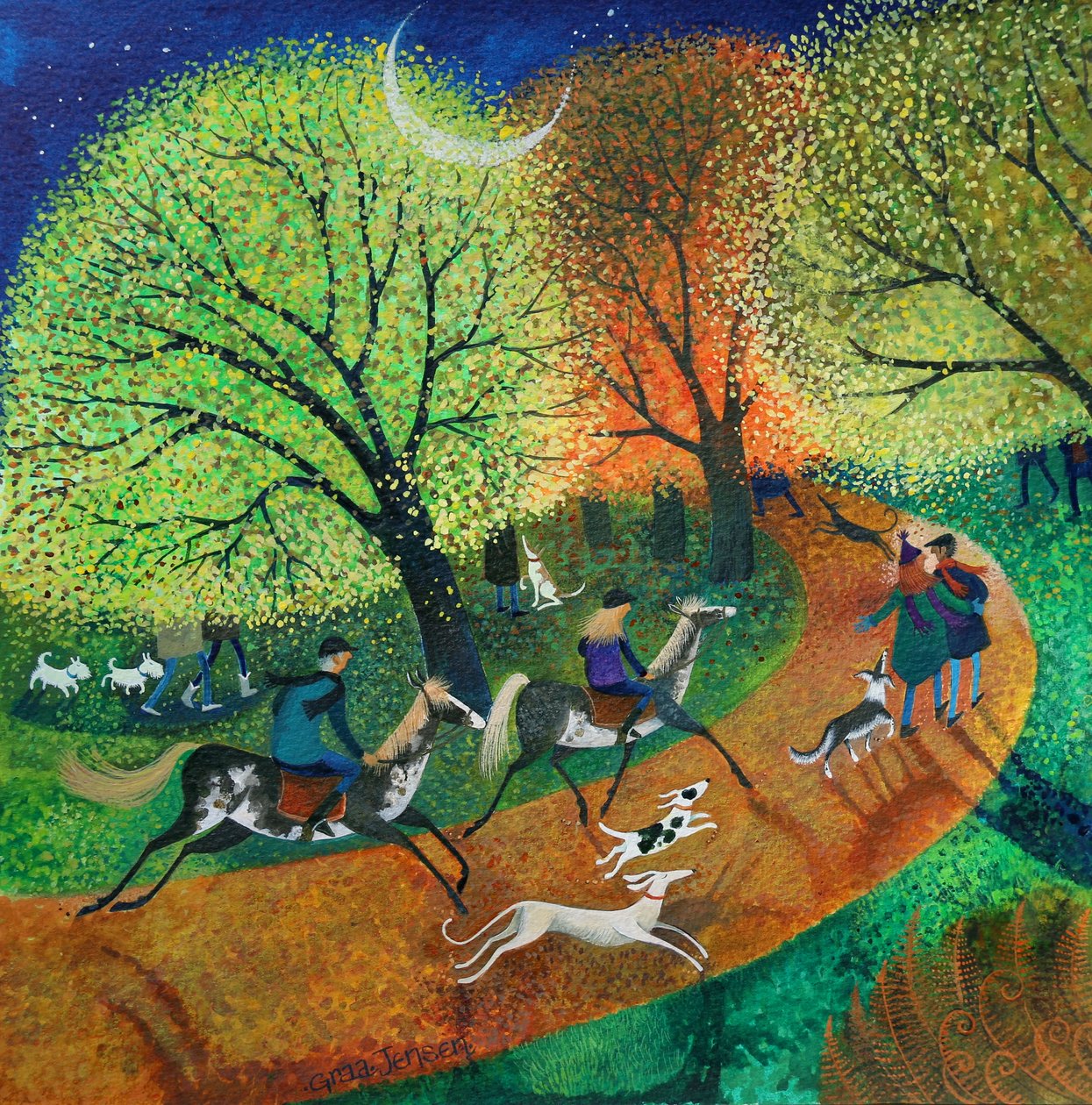 Wieczorna przejażdżka, 2018 autorstwa Lisa Graa Jensen