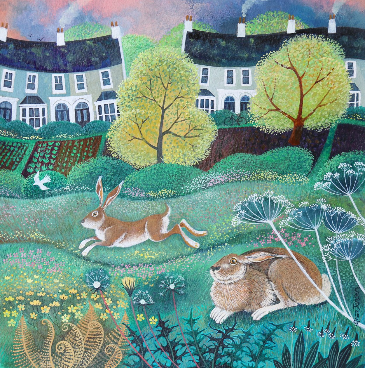 Króliki, 2017 autorstwa Lisa Graa Jensen